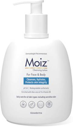 Moiz Face & Body Cleanser | Dermatologist recommended | Paraben, Soap & Sulphate free Face Wash