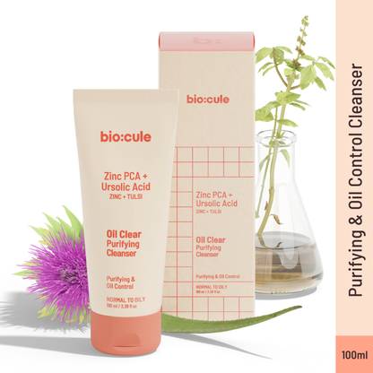 biocule Oil Clear Purifying Cleanser for Oil Control & Pore Minimization with Zinc PCA Face Wash