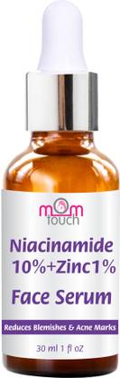 mom touch 10% Niacinamide + 1% Zinc Serum for Reduce Blemmishes & Acne Marks