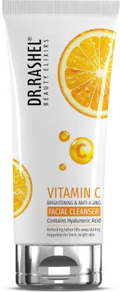 DR.RASHEL VITAMIN C FACIAL CLEANSER BRIGHTENING & ANTI-AGING CONTAINS HYALURONIC ACID Face Wash