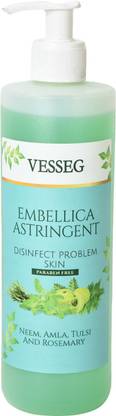 VESSEG Embellica Astringent for Disinfect Problem Skin Reduces Skin Pores Skin Cleanser Face Wash