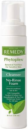 Medline Remedy Phytoplex Hydrating Cleansing Foam, No-Rinse Body Wash and Shampoo Face Wash