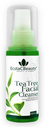 EcstaCBeauty Tea Tree Facial Cleanser Effective For Breakout Prone Acne Pimple &Rashes Face Wash