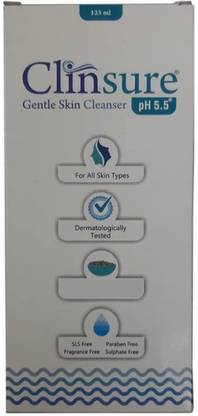 Clinsure Gentle Skin Cleanser 125ml (PACK OF 2) Face Wash