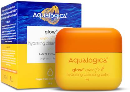 Aqualogica Glow+ Wipe it All Hydrating Cleansing Balm | Gentle Makeup Remover Face Wash