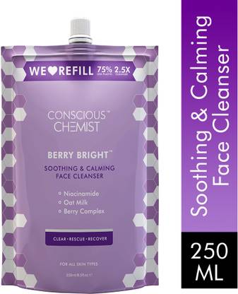 Conscious Chemist Niacinamide  | Brightening & Pore Refining | All Skin | Refill Pack Face Wash