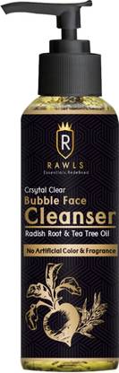 RAWLS Crystal Clear Bubble Face Cleanser - Radish root and Tea tree oil Face Wash