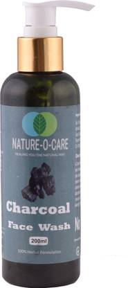 Nature-O-Care Glowing Skin Herbal Face Cleanser with Neem, Aloe Vera & Activated Charcoal Face Wash