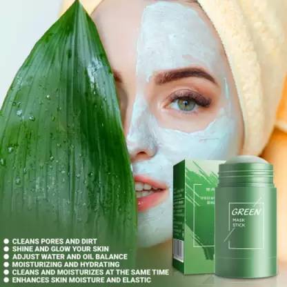 REIMICHI Green Mask Clay Stick Green Tea Mask Sticks for Fac,