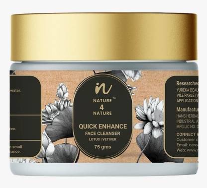 Nature4Nature Quick Enhance : No Soap Face Cleanser Face Wash