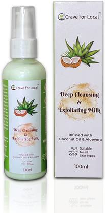Crave for local Deep Cleansing & Exfoliating Milk Cleanser Face Wash