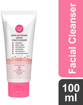 CATHY DOLL SD AURA WHITENING SERUM FOAM CLEANSER-Pack Of 100ml Face Wash