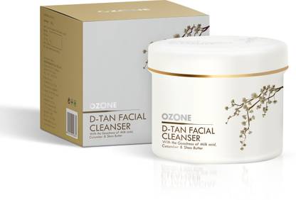 OZONE D Tan Facial Cleanser with the Goodness of Cucumber, Milk & Shea Butter
