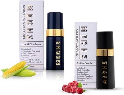 MEDHZ Combo Of Oily Skin Cleanser,100ml And Normal Skin Cleanser,100ml Face Wash