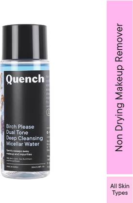 Quench Deep Cleansing Micellar Water (Korean Makeup Remover) with Birch Juice Face Wash
