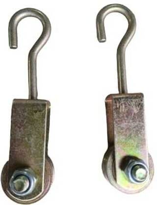 Onneybrothers 2 PCS unbreakable rope puller pulley Pack of 2 Climbing Pulley
