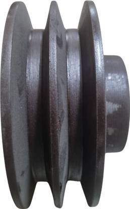 Bajaj Trading Company V Belt Pulley For Motor 6 Inch Double For A Type Belt Solid Without Bore Climbing Pulley