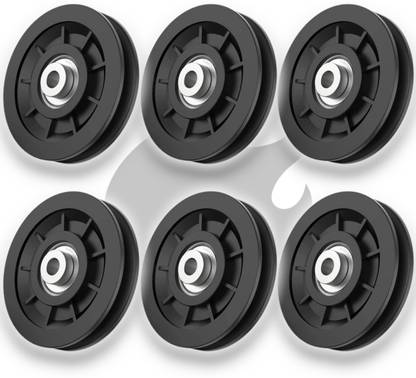 Firehawk 6 Pcs Bearing Pulley Wheel Replace for Gym Equipment Part Cable Merchine Climbing Pulley