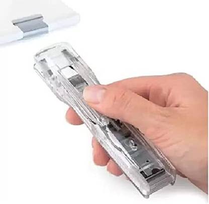 jke Clip-on Stapler, INS Style Simple Operation Multifunctional Paper Clip medium steel paper clip