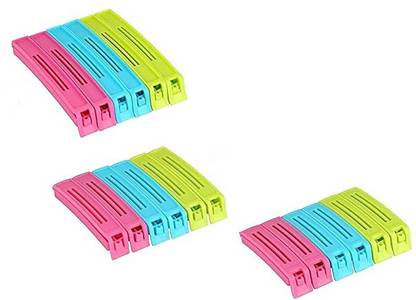 KUBAVA Sealing Pouch Clips small,medium,large Plastic Food clips for sealing bag