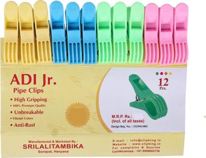 SHIVA Multi Color Plastic Clips for Cloth Plastic Cloth Clips