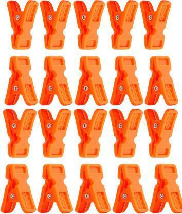 suntushti 20 Pcs Plastic Cloth Hanging Clips Clothes Pegs for Drying,Clothes Hanger Hangin Plastic Cloth Clips
