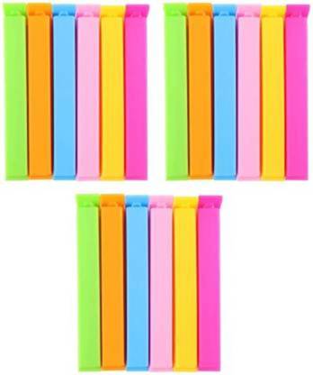 Insidious Extreme Series 6 Small, 6 Medium, 6 Large Food Grade Plastic Pouch/bag/packet Sealing Clips