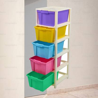 anueshth 5 Compartment Drawer Divider
