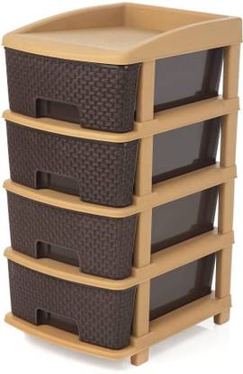 ASHLAS 5 Layer Plastic Modular Drawer System Multipurpose chest of Organizer Drawer Divider
