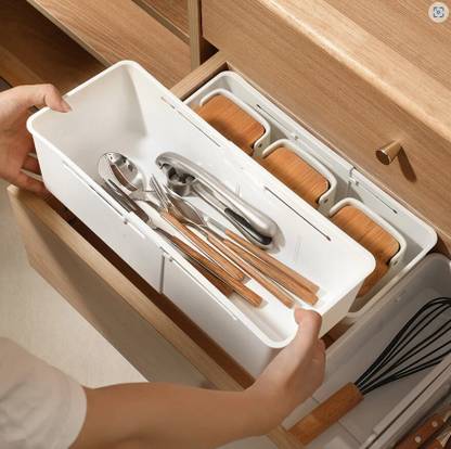 Gajanan mart (Set Of 03) Multifunctional Underwear And Socks Storage Box, Home Organization Drawer Divider