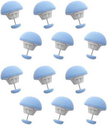 JUXEY MUSHROOM SHAPED COTTON QUILF FIXER DUVET CLIP Aluminium, Cotton, Plastic Cloth Clips