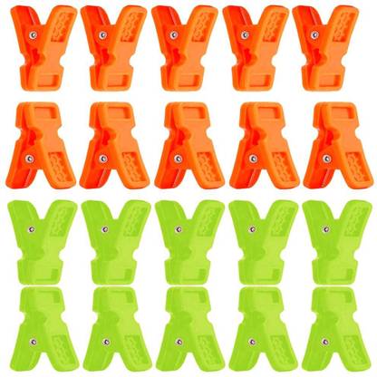 Rarzone 50 Pcs Multi Purpose Heavy duty Plastic Cloth Clips