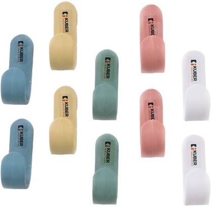 KUBER INDUSTRIES 2 Multipurpose J Shaped Hooks Plastic Cloth Clips