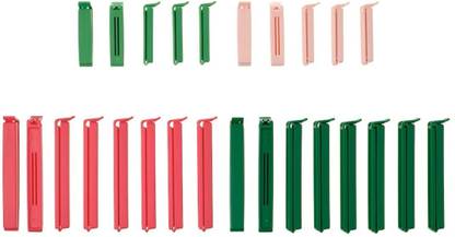 IKEA BEVARA Sealing clip, set of 26, mixed colours Plastic Cloth Clips