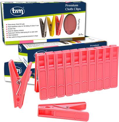 TRM Premium Cloth Clip High Quality 72 Pcs Pack Plastic Cloth Clips