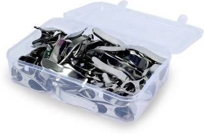 Anne-kee Cloth Clips Steel Pins Cloths Pegs Hanger Storage Box Clothes Clips Stainless Steel Cloth Clips