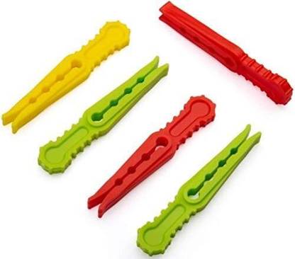 SINEWY Multi Purpose Plastic Clothes Hanger Hanging Hooks Grips Cloth Drying Clips Plastic Cloth Clips