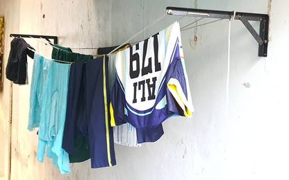 zankarwala Steel Wall Cloth Dryer Stand "Efficient Drying Racks for Convenient Air Drying