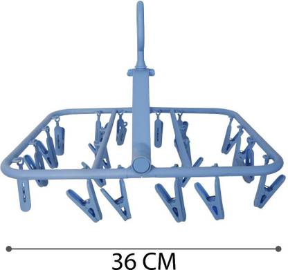 Sukhson India Plastic Ceiling Cloth Dryer Stand SquareeasyHanger20-Blue