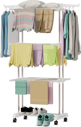 LivingBasics Steel Floor Cloth Dryer Stand LBCD_004
