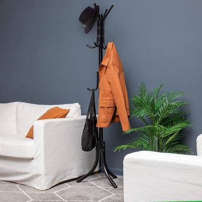 Corslet Steel Floor Cloth Dryer Stand Coat Hanger, Cloth Stand, Cloth Stand for Drying Clothes, Cloth Stand for Room