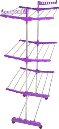 Unizone Steel, Aluminium, Plastic Floor Cloth Dryer Stand - 12 Month Warranty - DV3S Floor Cloth Dryer Stand 900047 - 733
