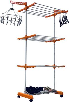 FAVOUR Steel Floor Cloth Dryer Stand O1MS-008