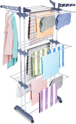 ASHA Steel Floor Cloth Dryer Stand 3 Layer Cloth Drying Stand