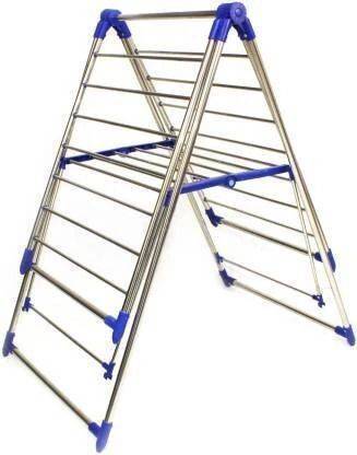 TNC Steel Floor Cloth Dryer Stand T-CDS-BLUE-BUTTERFLY-1T