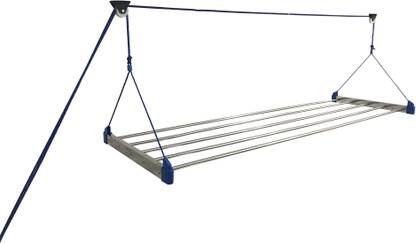 TOPAZ Steel Ceiling Cloth Dryer Stand Cloth Hanging Stand 6 Feet 6 Pipe