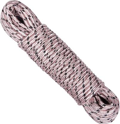 KUBER INDUSTRIES Nylon Synthetic Cloth Drying Rope|Cloth Drying Wire|20 MTR|Multicolor Nylon Retractable Clothesline
