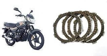 Garg overseas Two Wheeler Bike Bajaj CT100 Clucth Plate Set of 5Pcs Clutch Plate
