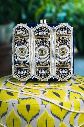 Sangria Party Blue  Clutch