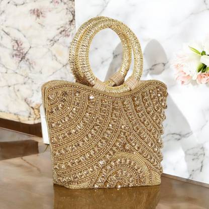 Exotic Party Gold  Clutch